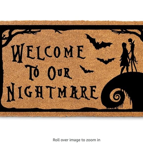Nightmare Before Christmas Coir Door Mat - Picture 1 of 8